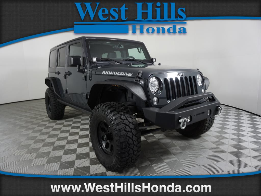 Pre Owned 2017 Jeep Wrangler Unlimited Rubicon 4 Door Wagon Open