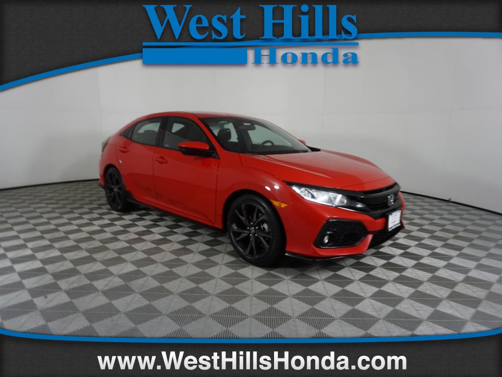 Certified Pre Owned 2017 Honda Civic Sport 4 Door Hatchback In
